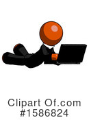 Orange Design Mascot Clipart #1586824 by Leo Blanchette