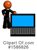 Orange Design Mascot Clipart #1586826 by Leo Blanchette
