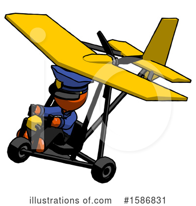 Royalty-Free (RF) Orange Design Mascot Clipart Illustration by Leo Blanchette - Stock Sample #1586831