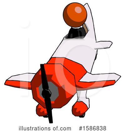 Royalty-Free (RF) Orange Design Mascot Clipart Illustration by Leo Blanchette - Stock Sample #1586838