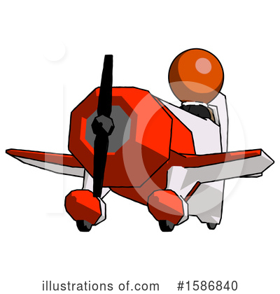 Royalty-Free (RF) Orange Design Mascot Clipart Illustration by Leo Blanchette - Stock Sample #1586840