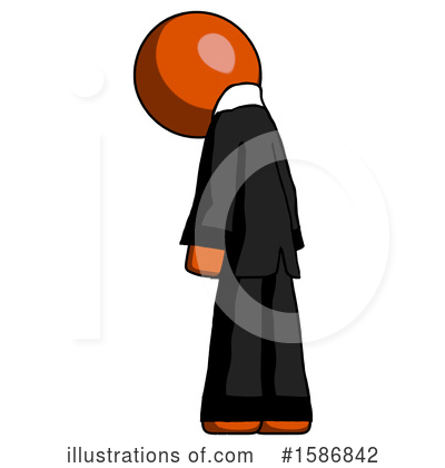 Royalty-Free (RF) Orange Design Mascot Clipart Illustration by Leo Blanchette - Stock Sample #1586842