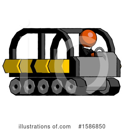 Royalty-Free (RF) Orange Design Mascot Clipart Illustration by Leo Blanchette - Stock Sample #1586850