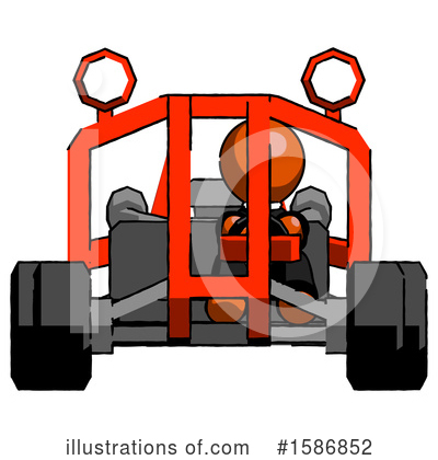 Royalty-Free (RF) Orange Design Mascot Clipart Illustration by Leo Blanchette - Stock Sample #1586852