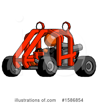 Royalty-Free (RF) Orange Design Mascot Clipart Illustration by Leo Blanchette - Stock Sample #1586854