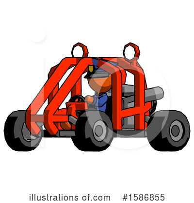 Royalty-Free (RF) Orange Design Mascot Clipart Illustration by Leo Blanchette - Stock Sample #1586855