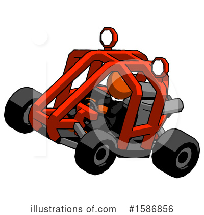 Royalty-Free (RF) Orange Design Mascot Clipart Illustration by Leo Blanchette - Stock Sample #1586856
