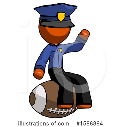 Royalty-Free (RF) Orange Design Mascot Clipart Illustration by Leo Blanchette - Stock Sample #1586864