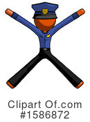 Orange Design Mascot Clipart #1586872 by Leo Blanchette