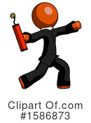 Orange Design Mascot Clipart #1586873 by Leo Blanchette