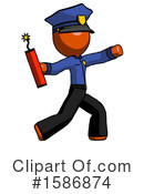 Orange Design Mascot Clipart #1586874 by Leo Blanchette