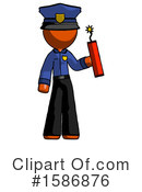 Orange Design Mascot Clipart #1586876 by Leo Blanchette