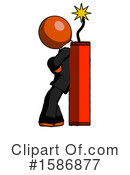 Orange Design Mascot Clipart #1586877 by Leo Blanchette