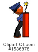 Orange Design Mascot Clipart #1586878 by Leo Blanchette