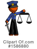 Orange Design Mascot Clipart #1586880 by Leo Blanchette