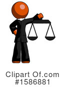 Orange Design Mascot Clipart #1586881 by Leo Blanchette
