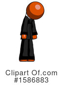 Orange Design Mascot Clipart #1586883 by Leo Blanchette