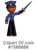 Orange Design Mascot Clipart #1586886 by Leo Blanchette