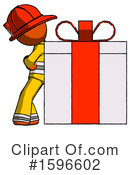 Orange Design Mascot Clipart #1596602 by Leo Blanchette