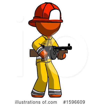 Royalty-Free (RF) Orange Design Mascot Clipart Illustration by Leo Blanchette - Stock Sample #1596609