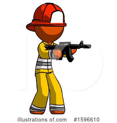 Royalty-Free (RF) Orange Design Mascot Clipart Illustration by Leo Blanchette - Stock Sample #1596610