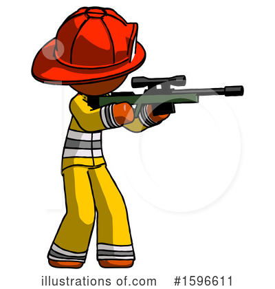 Royalty-Free (RF) Orange Design Mascot Clipart Illustration by Leo Blanchette - Stock Sample #1596611