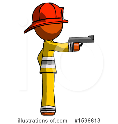 Royalty-Free (RF) Orange Design Mascot Clipart Illustration by Leo Blanchette - Stock Sample #1596613