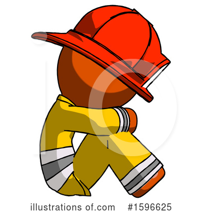 Royalty-Free (RF) Orange Design Mascot Clipart Illustration by Leo Blanchette - Stock Sample #1596625