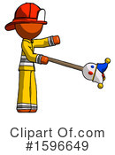 Orange Design Mascot Clipart #1596649 by Leo Blanchette