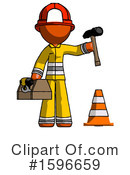 Orange Design Mascot Clipart #1596659 by Leo Blanchette