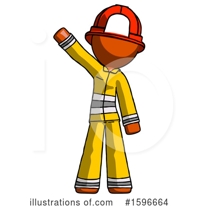 Royalty-Free (RF) Orange Design Mascot Clipart Illustration by Leo Blanchette - Stock Sample #1596664