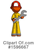 Orange Design Mascot Clipart #1596667 by Leo Blanchette