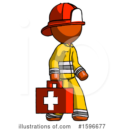 Royalty-Free (RF) Orange Design Mascot Clipart Illustration by Leo Blanchette - Stock Sample #1596677