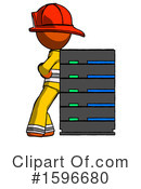Orange Design Mascot Clipart #1596680 by Leo Blanchette