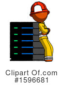 Orange Design Mascot Clipart #1596681 by Leo Blanchette