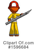 Orange Design Mascot Clipart #1596684 by Leo Blanchette