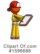 Orange Design Mascot Clipart #1596688 by Leo Blanchette