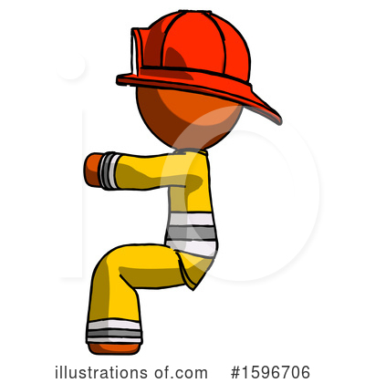 Royalty-Free (RF) Orange Design Mascot Clipart Illustration by Leo Blanchette - Stock Sample #1596706