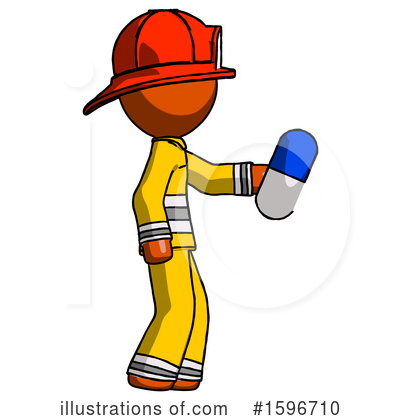 Royalty-Free (RF) Orange Design Mascot Clipart Illustration by Leo Blanchette - Stock Sample #1596710