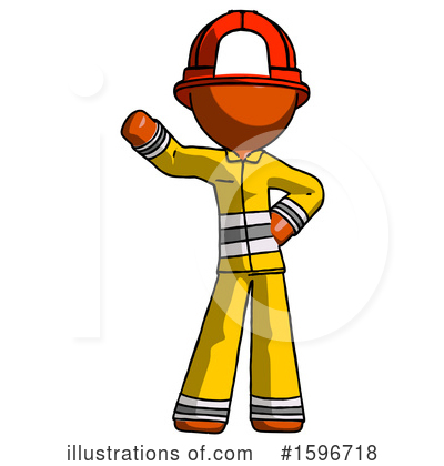 Royalty-Free (RF) Orange Design Mascot Clipart Illustration by Leo Blanchette - Stock Sample #1596718