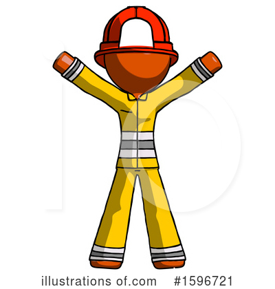 Royalty-Free (RF) Orange Design Mascot Clipart Illustration by Leo Blanchette - Stock Sample #1596721