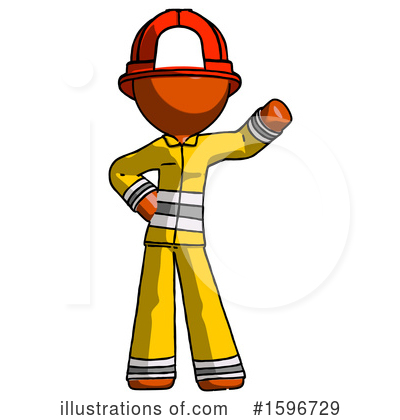 Royalty-Free (RF) Orange Design Mascot Clipart Illustration by Leo Blanchette - Stock Sample #1596729
