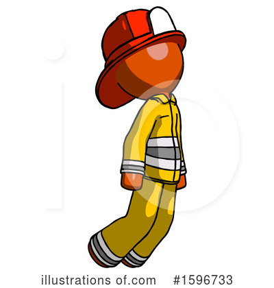 Royalty-Free (RF) Orange Design Mascot Clipart Illustration by Leo Blanchette - Stock Sample #1596733