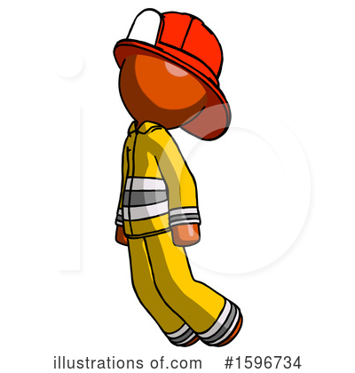 Royalty-Free (RF) Orange Design Mascot Clipart Illustration by Leo Blanchette - Stock Sample #1596734