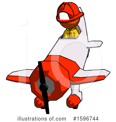 Royalty-Free (RF) Orange Design Mascot Clipart Illustration by Leo Blanchette - Stock Sample #1596744