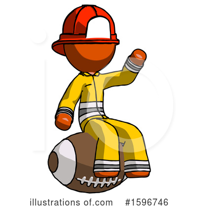 Royalty-Free (RF) Orange Design Mascot Clipart Illustration by Leo Blanchette - Stock Sample #1596746
