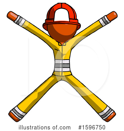 Royalty-Free (RF) Orange Design Mascot Clipart Illustration by Leo Blanchette - Stock Sample #1596750