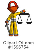 Orange Design Mascot Clipart #1596754 by Leo Blanchette