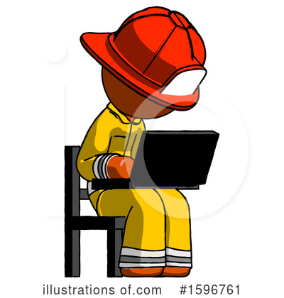 Royalty-Free (RF) Orange Design Mascot Clipart Illustration by Leo Blanchette - Stock Sample #1596761