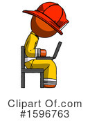Orange Design Mascot Clipart #1596763 by Leo Blanchette